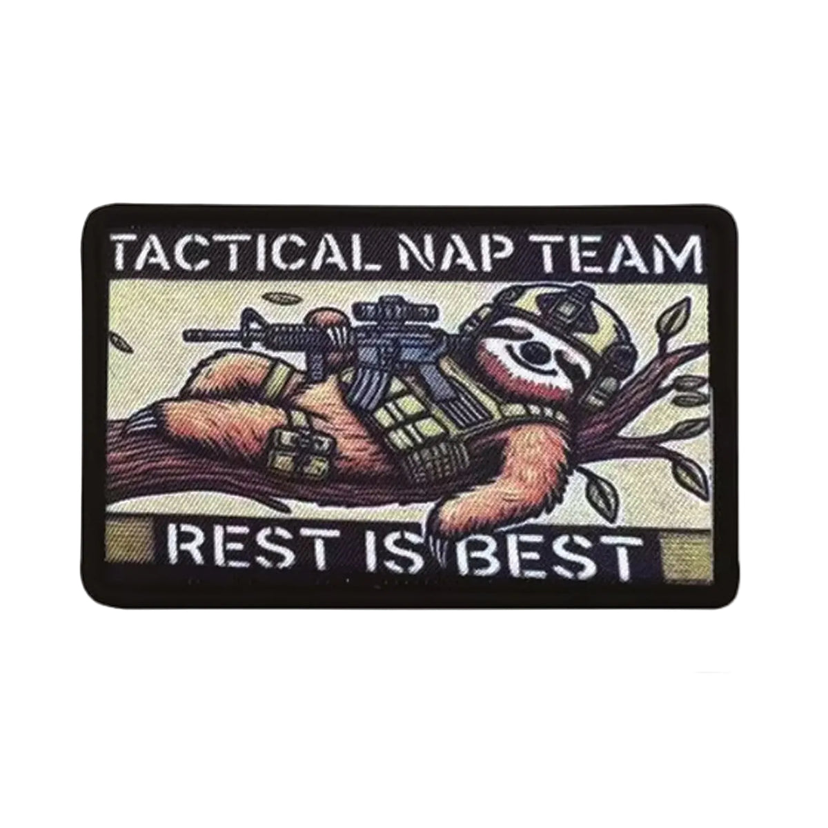 Tactical Nap Team Rest Is Best Embroidery Morale Patch - Stealth Ops Gear , measuring 8.5cm, is a striking and durable addition to personalize your gear with style and toughness. www.defenceqstore.com.au