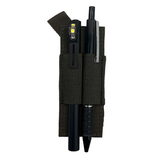 Keep your essential writing tools within instant reach. The Modular Pen Holder attaches seamlessly to any loop modular platform—vests, commander panels, and low rider AIO pouches—giving you tactical organization exactly where you need it. www.defenceqstore.com.au