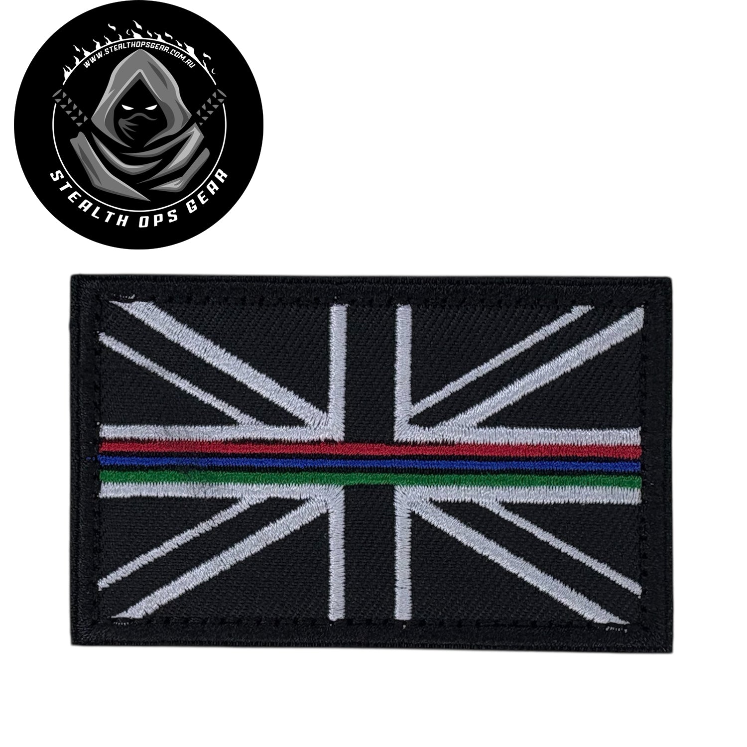 The UK Thin Blue Line Support Forces Embroidery Morale Patch , measuring 8x5cm, is a striking and durable addition to personalize your gear with style and toughness. Crafted with high-quality embroidery, this patch features a versatile Multicam pattern that blends seamlessly with various tactical and outdoor equipment www.defenceqstore.com.au