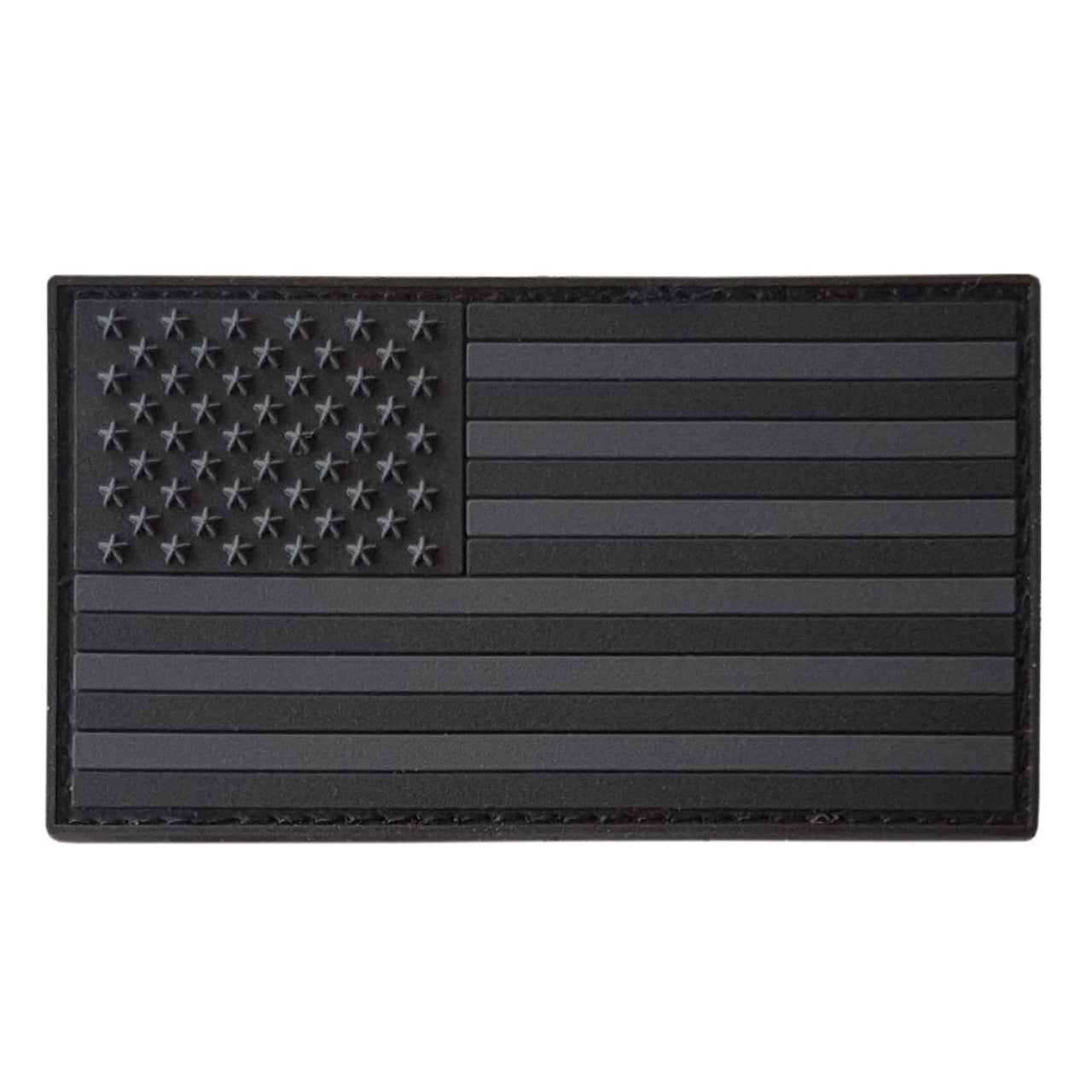 USA Flag Black PVC Patch Velcro backed Armband Army Combat Badge Full Colour. Great for attaching to your field gear, jackets, shirts, pants, jeans, hats or even create your own patch board. Size: 8x5cm www.defenceqstore.com.au