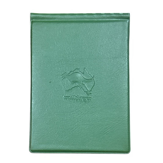 Perfect for military personnel at every rank, the Trailblazer Viewee Twoee delivers reliable field documentation in a compact 20-page format. Built to withstand demanding environments, it features a reinforced PVC cover and water-resistant plastic sleeves that protect your critical notes and information from the elements. www.defenceqstore.com.au