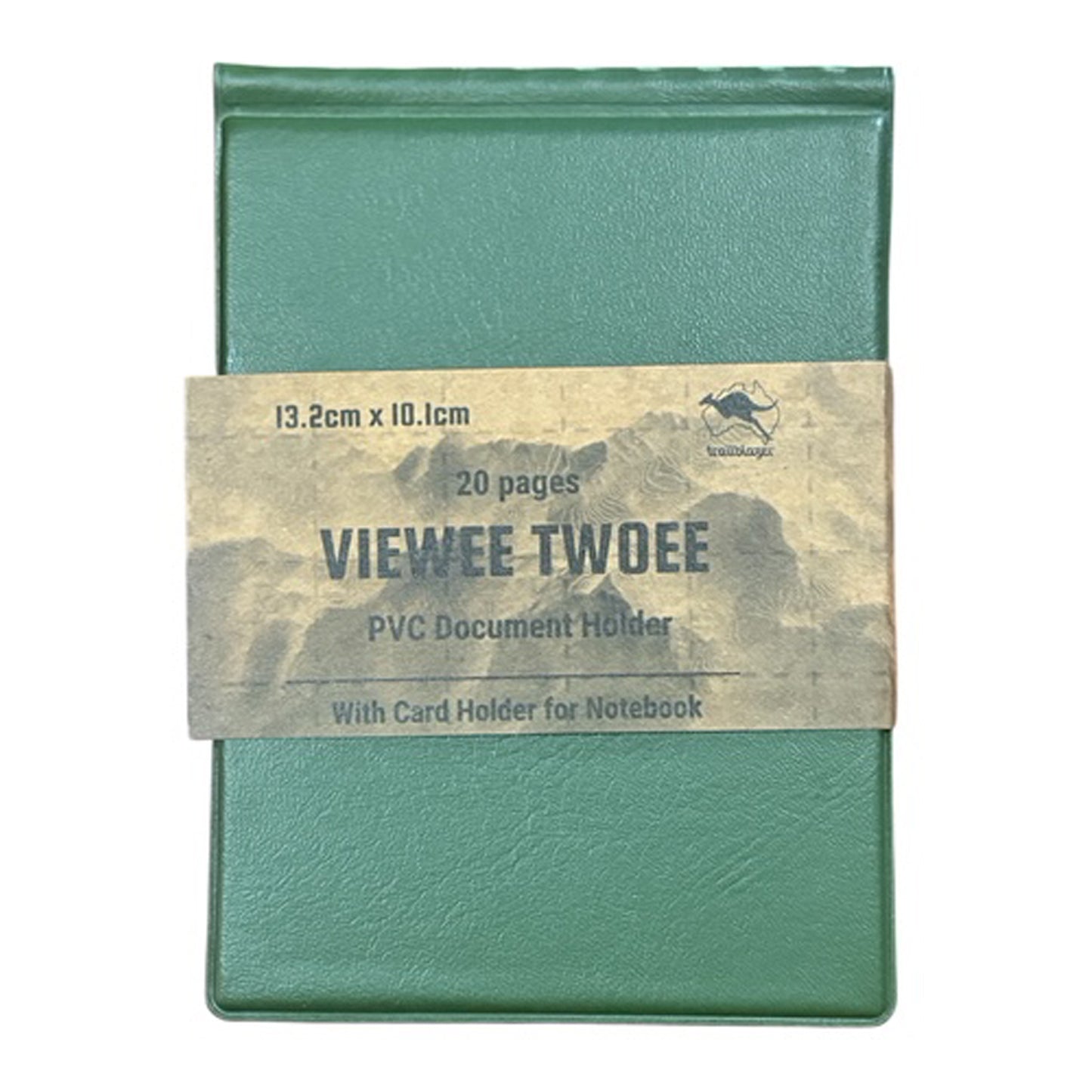 Perfect for military personnel at every rank, the Trailblazer Viewee Twoee delivers reliable field documentation in a compact 20-page format. Built to withstand demanding environments, it features a reinforced PVC cover and water-resistant plastic sleeves that protect your critical notes and information from the elements. www.defenceqstore.com.au