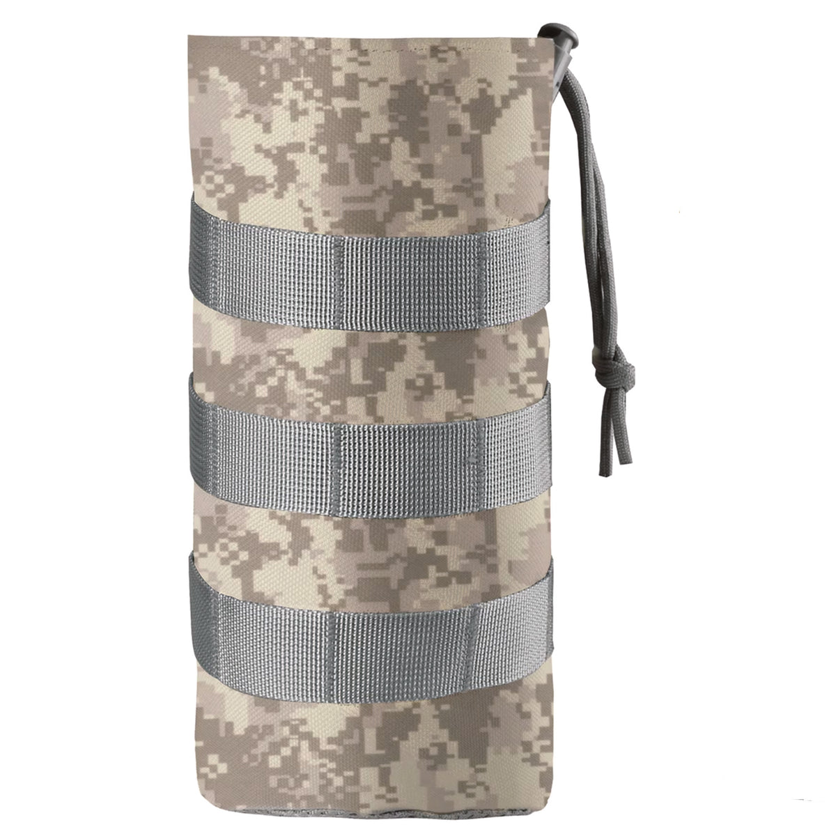 Keep your hydration within arm's reach with the MOLLE Water Bottle Pouch ACU. Engineered for tactical versatility, this rugged pouch integrates seamlessly with MOLLE webbing on backpacks, vests, and gear.  www.defenceqstore.com.au