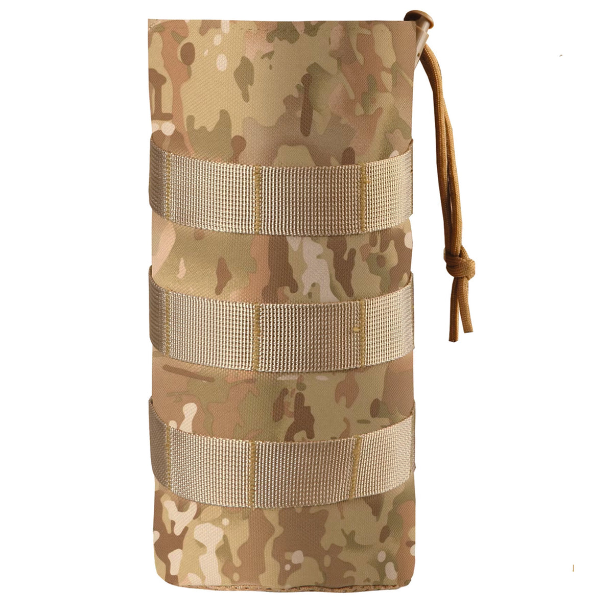 Keep your hydration within arm's reach with the MOLLE Water Bottle Pouch Multicam. Engineered for tactical versatility, this rugged pouch integrates seamlessly with MOLLE webbing on backpacks, vests, and gear.  www.defenceqstore.com.au