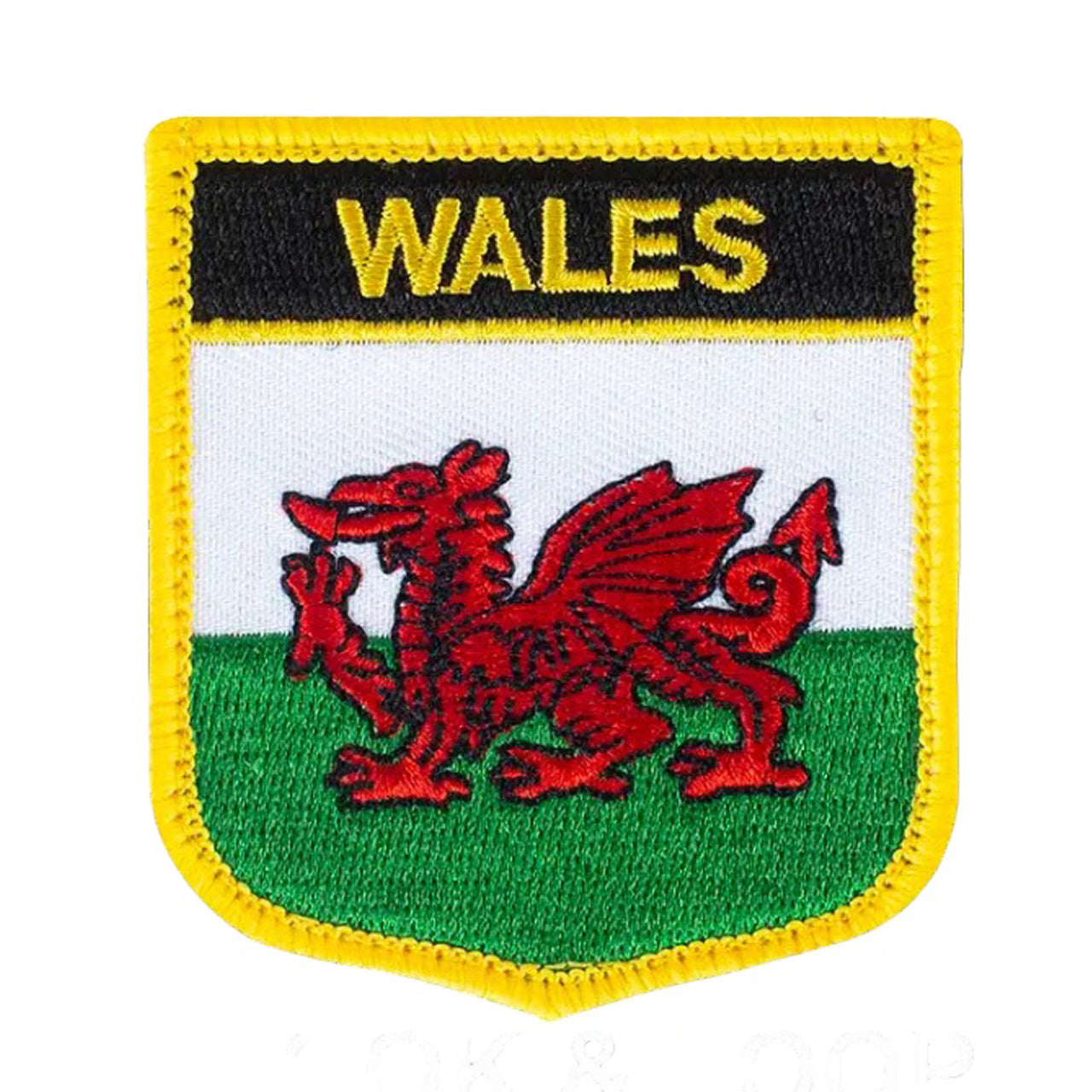 Wales Flag Embroidery Velcro Backed Morale Patch Badge – Defence Q Store