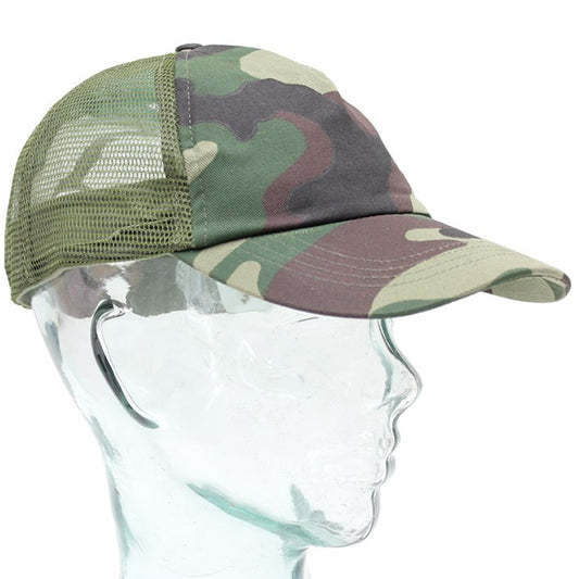 Stay cool and protected with the Truckers Mesh Cap Woodland — your essential companion for outdoor adventures and everyday wear. This versatile cap combines style with function, featuring a structured peak to shield your eyes from harsh UV rays and a breathable mesh back panel that keeps you comfortable even on the hottest days. www.defenceqstore.com.au