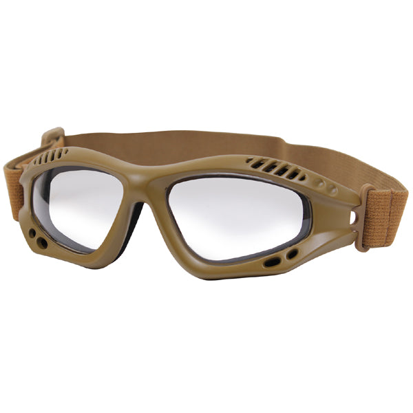 Rothco’s ANSI Rated Tactical Goggles feature durable 2.2mm anti-scratch polycarbonate lenses for maximum impact resistance.