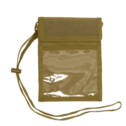 Rothco’s Deluxe ID Holder features a clear vinyl window for quick access to your military identification card, and multiple internal pockets for passports, credit cards, and/or other important documentation.