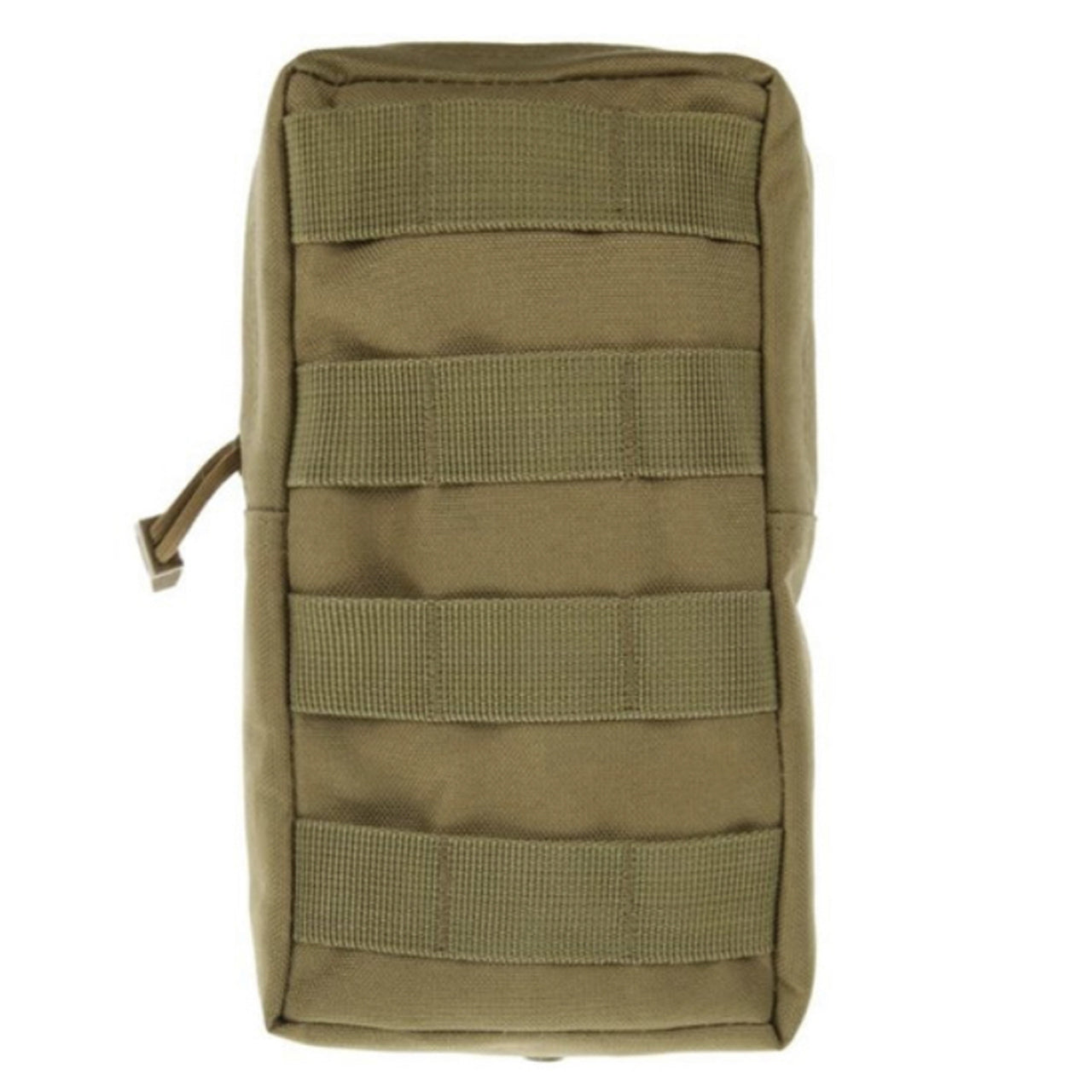 This is the perfect MOLLE pouch for attaching to your field gear, especially your webbing. It's great for holding small items such as your mobile phone, snacks, tourniquets, small notebooks and more. Main compartment with heavy duty zip Size: 21x11x5.5cm www.defenceqstore.com.au