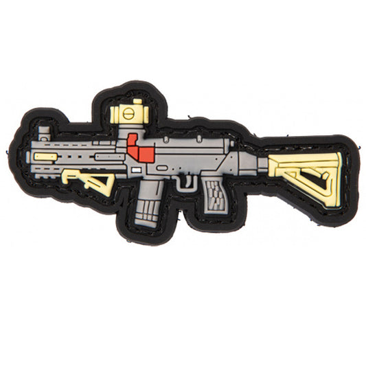 3D SA-58/FAL PVC Patch, Velcro backed Badge. Great for attaching to your field gear, jackets, shirts, pants, jeans, hats or even create your own patch board.  Size: 7.2x3.5cm