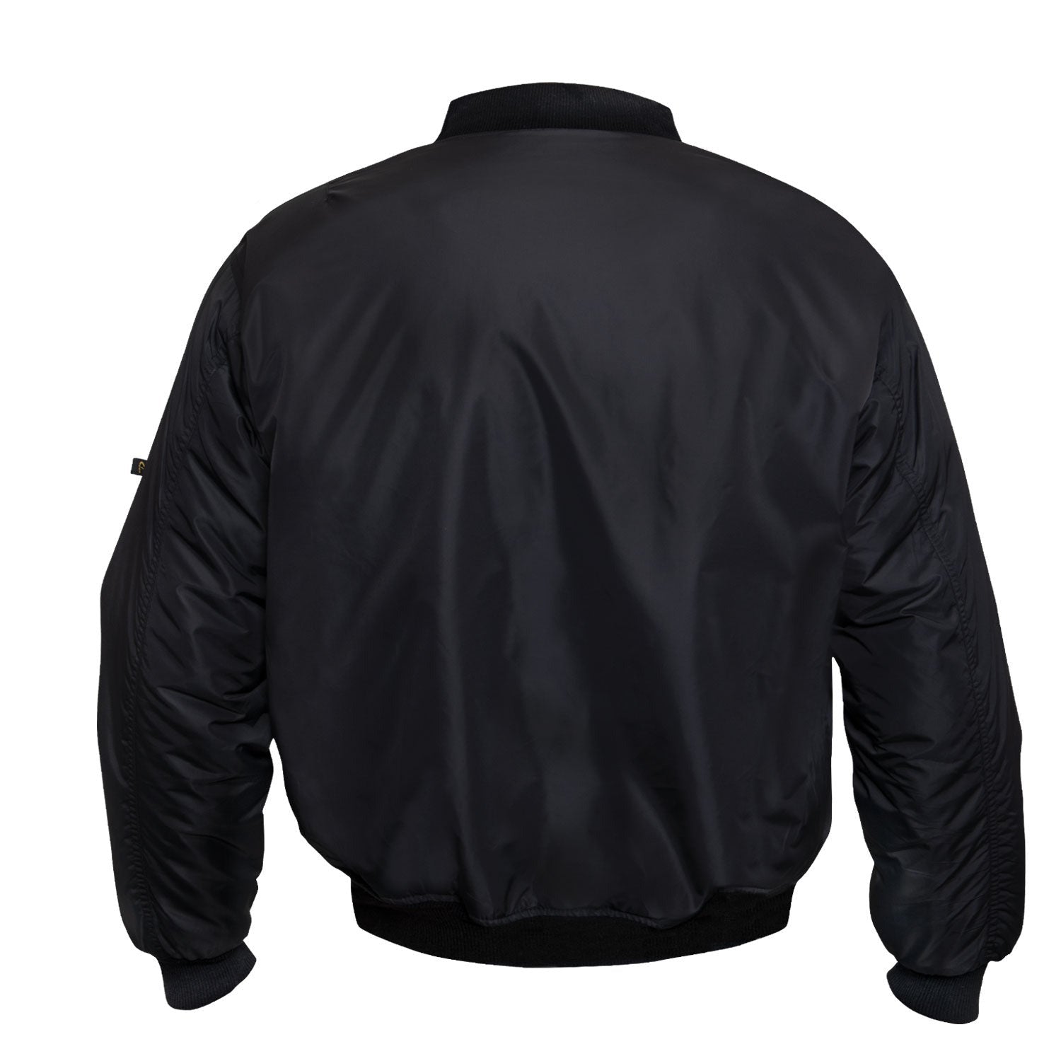 Rothco Enhanced Nylon MA-1 Flight Jacket Black – Defence Q Store