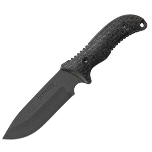      Overall Length: 10.41″     Handle Length: 5.36″     Blade Length: 5.05″     Overall Weight: 12.30 oz     Steel: 1095 High Carbon Steel     Handle Material: TPE