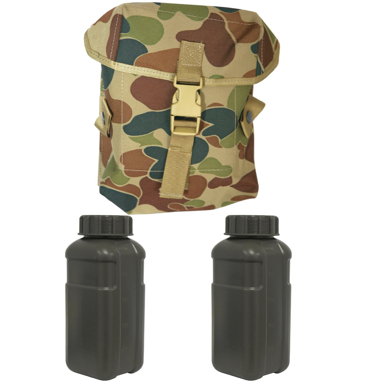 Minimi Pouch with Two 1LT Flasks Bundle