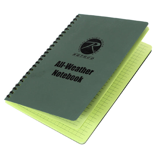 Rothco All-Weather Waterproof Notebook 21cm x 15cm