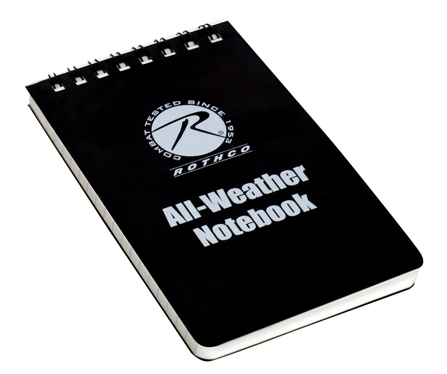 Rothco All-Weather Waterproof Notebook 13cm x 7.6cm Black