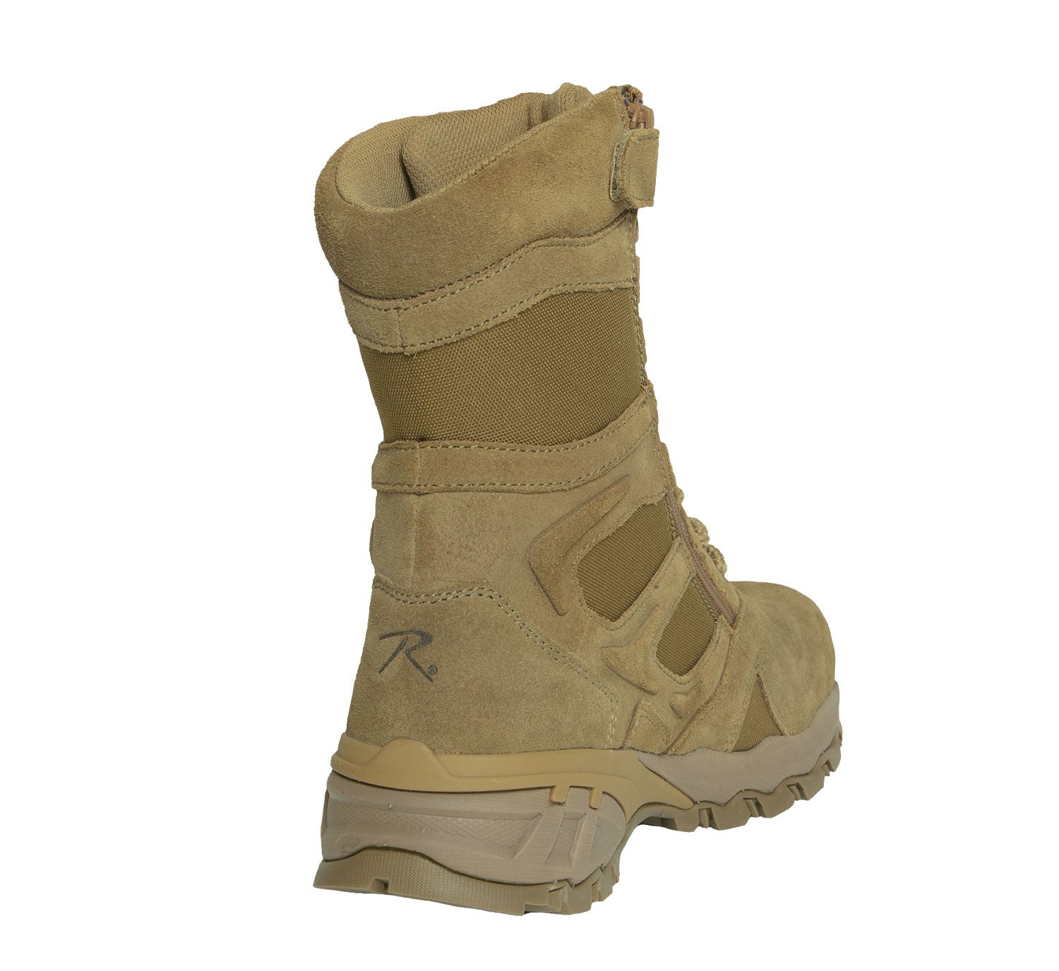 Rothco 8" Forced Entry Composite Toe AR 670-1 Coyote Brown Tactical Boot features a durable a non-metallic composite toe and shank. www.defenceqstore.com.au