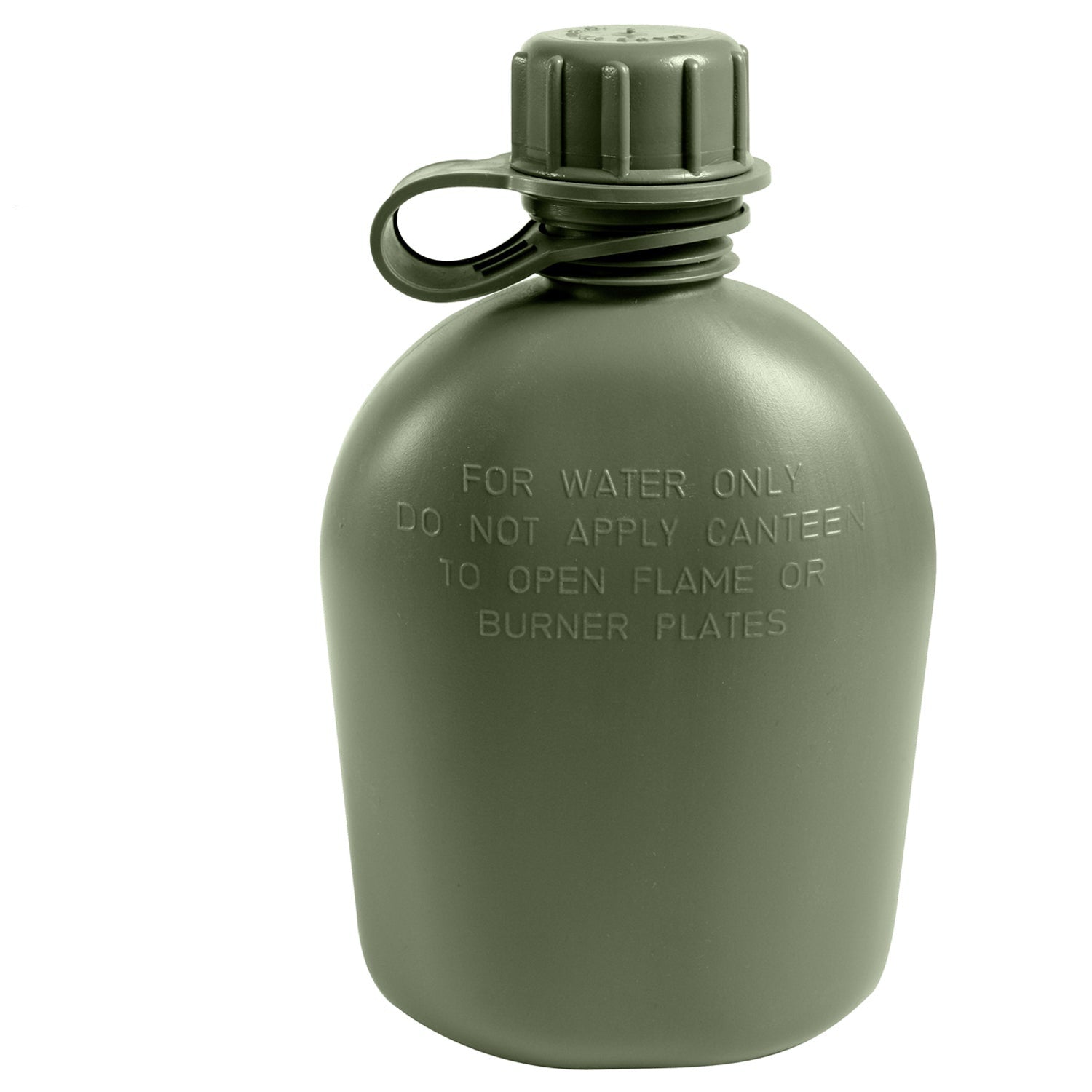 Genuine G.I. 3 Piece 1 Quart Plastic Canteen - Cadet Essential