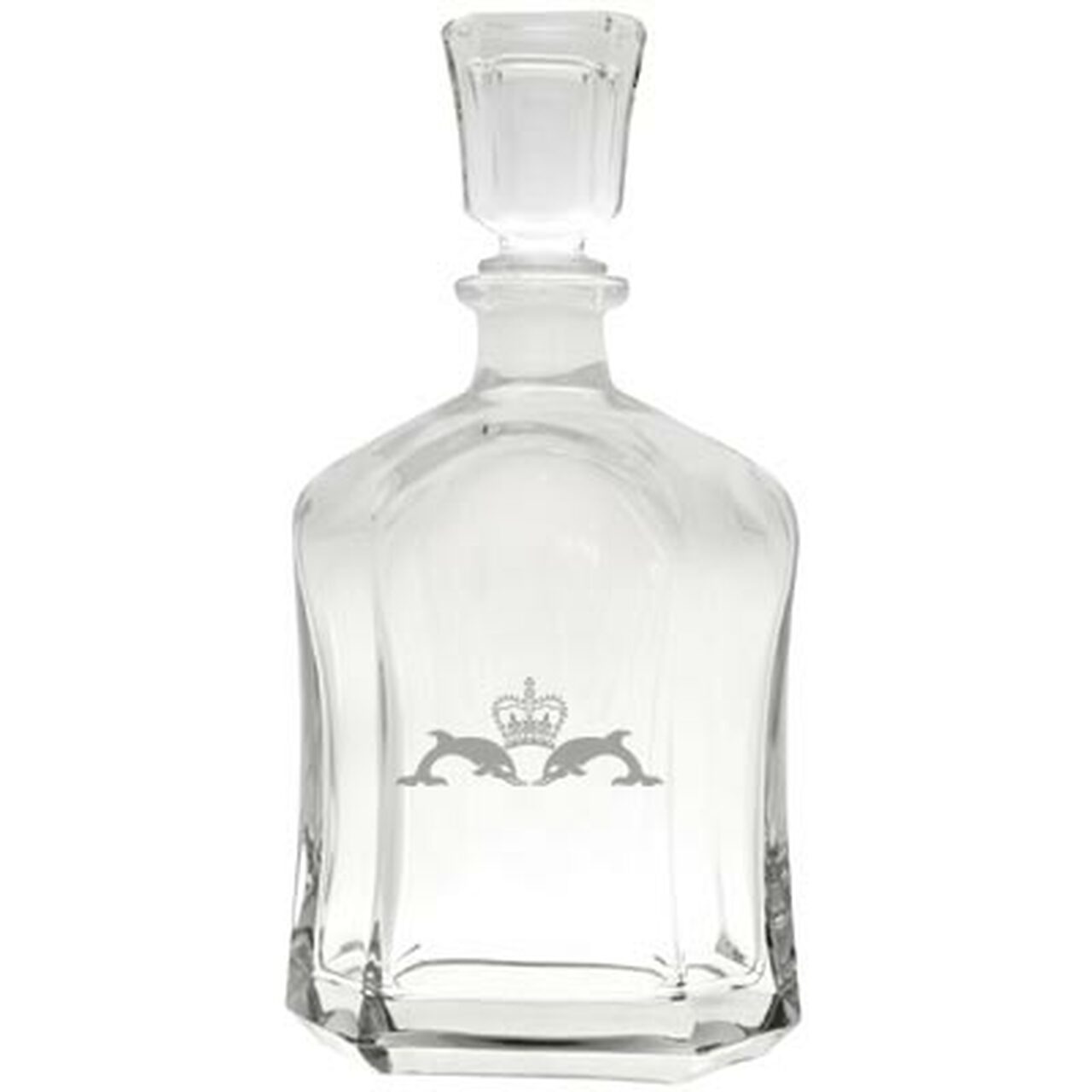 Submariners crest etched on a stylish 750ml decanter. This high quality Italian glass decanter will look perfect in you cabinet or on your bar.