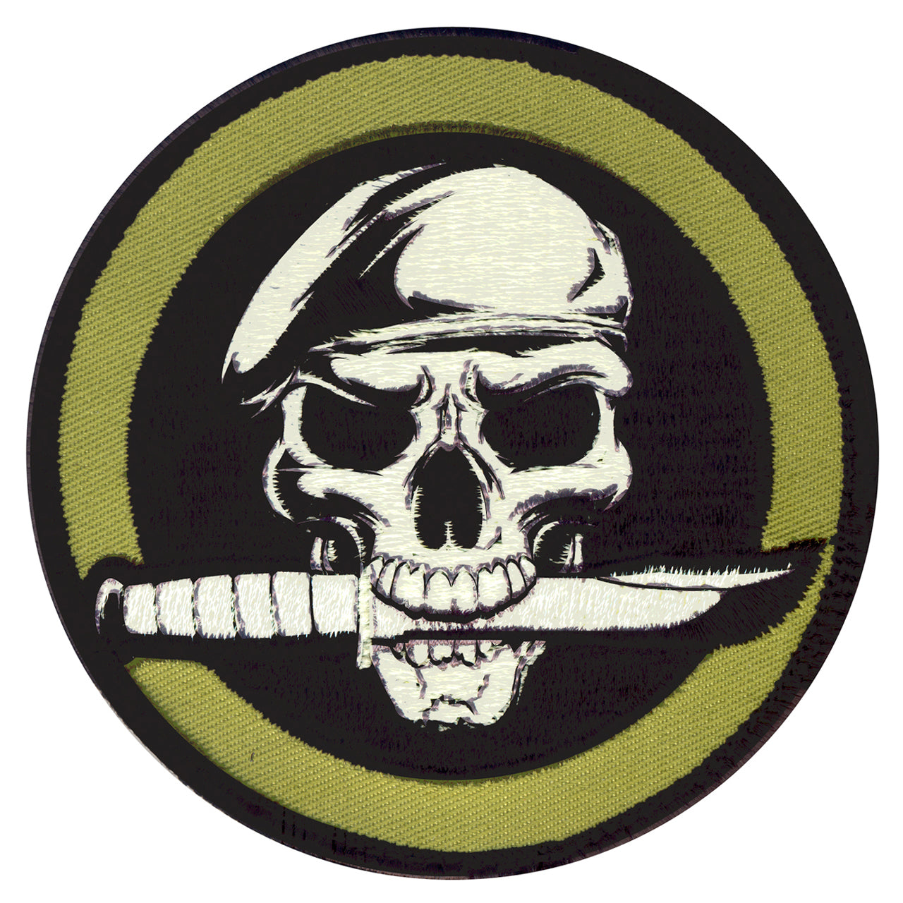 Military Skull & Knife Morale Patch – Defence Q Store