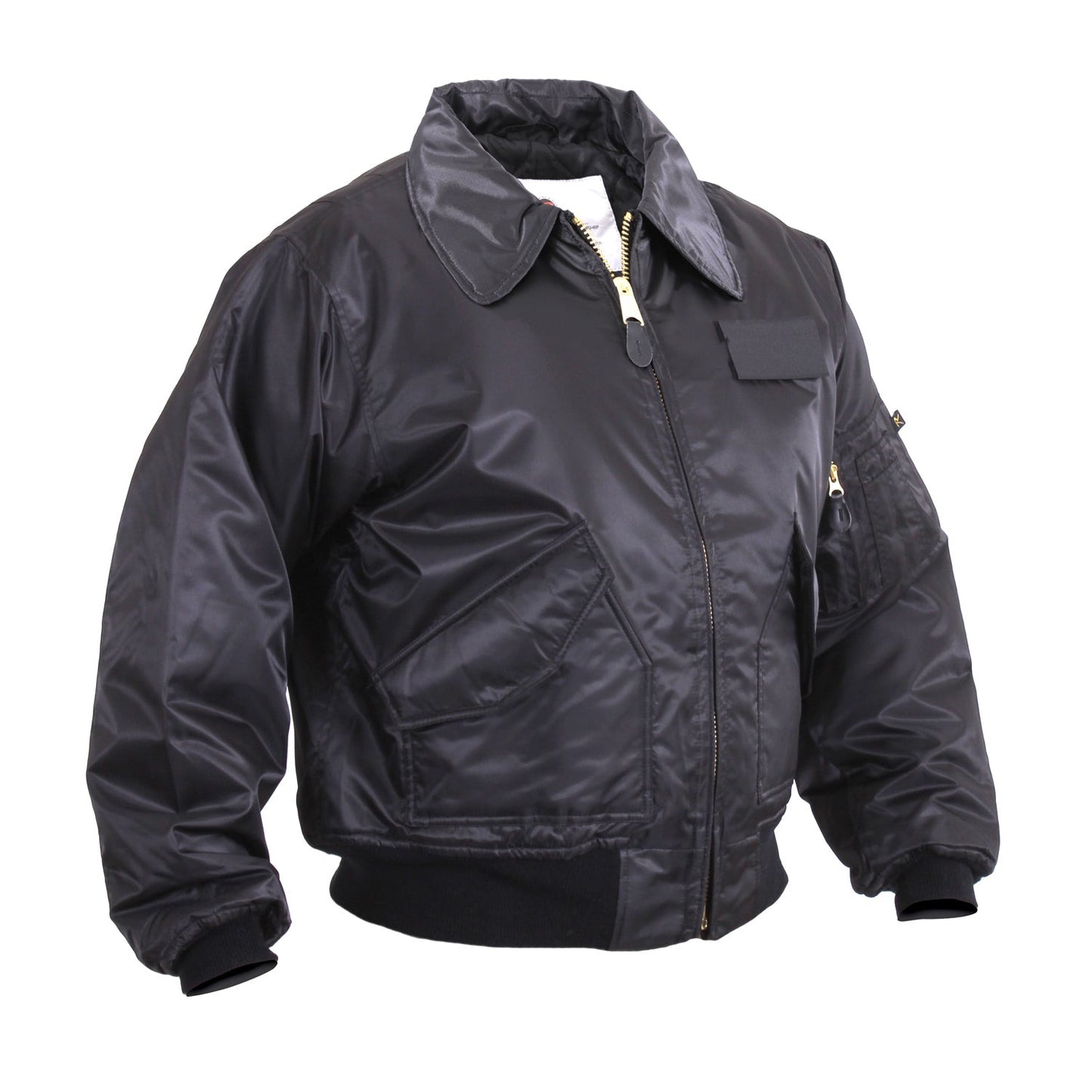 Rothco's CWU-45P (Cold Weather Uniform) Flight Jacket is designed with a water repelling nylon outer shell and a matching quilted polyester liner for optimal warmth; making this the ideal cold weather jacket you can own.