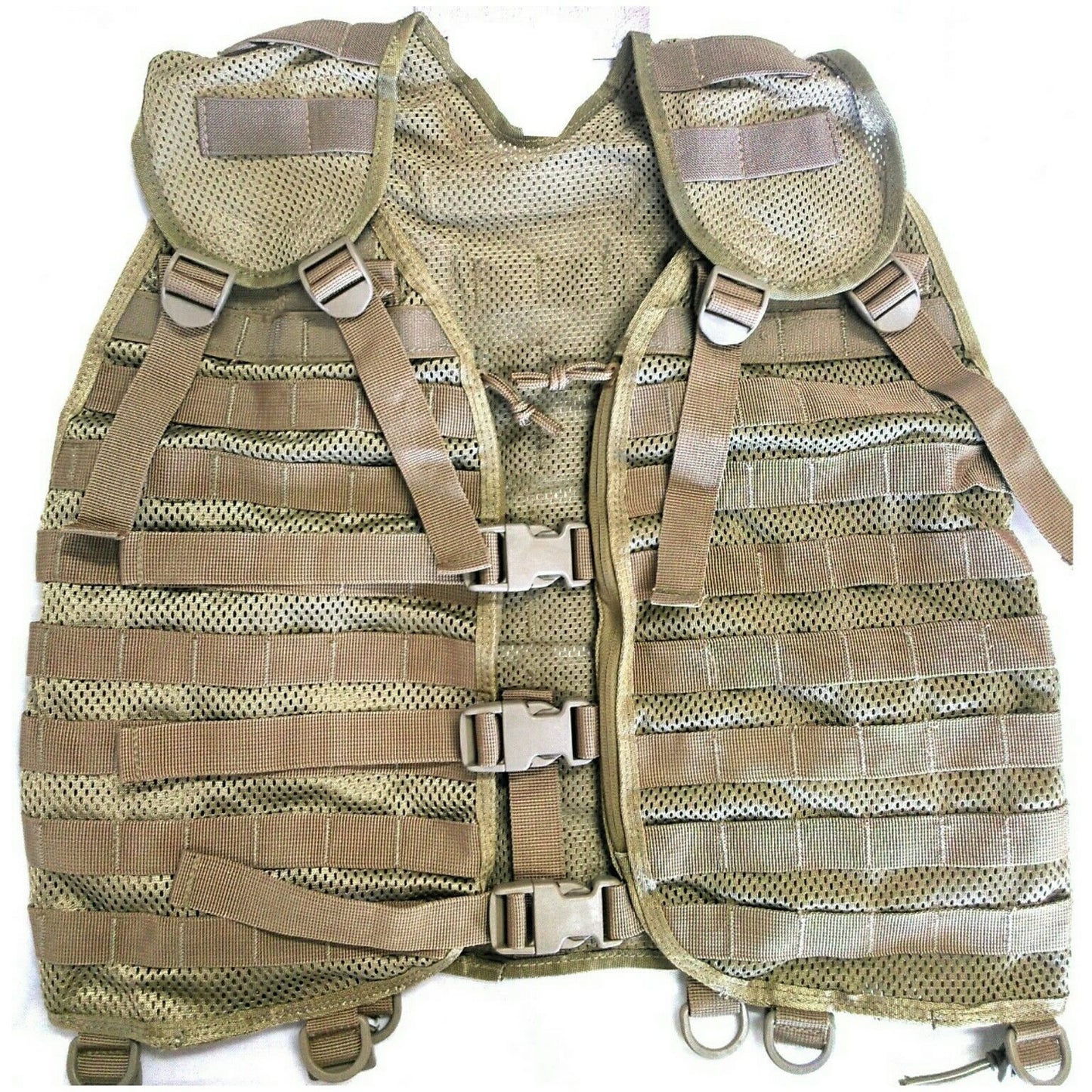 Innovative design  Allows for a mix and match of pouches which can be allocated as needed by the user  Fully MOLLE and PALS compatible  Heavy duty webbing  Zippered chest pockets  Drag handle  Adjustable shoulders  Shock cord and toggle side adjustments