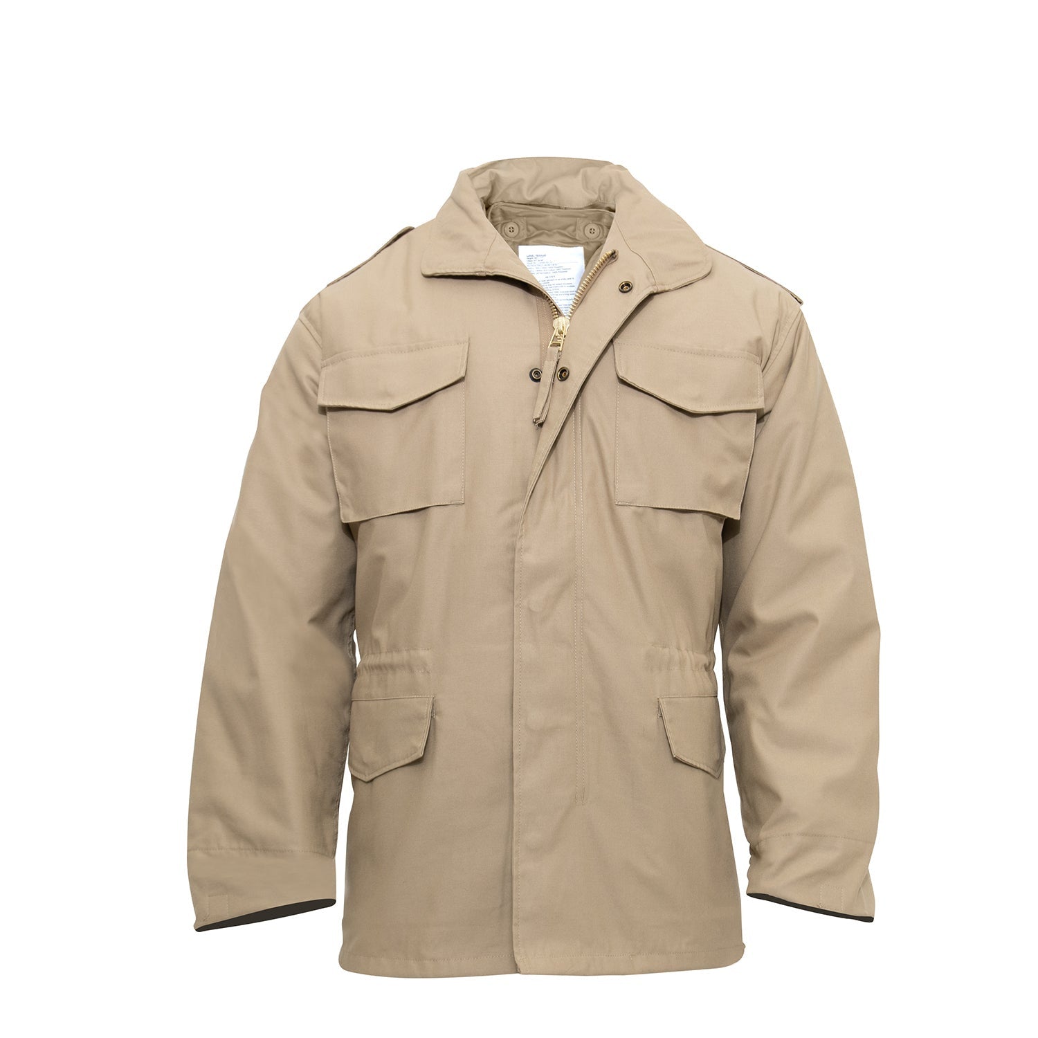 The M-65 Field Jacket from Rothco was made to military specifications (The M-65 was implemented by the U.S. Army and  US Marine Corps in 1965) and is designed to provide unparalleled warmth, durability, and comfort in any cold weather condition.