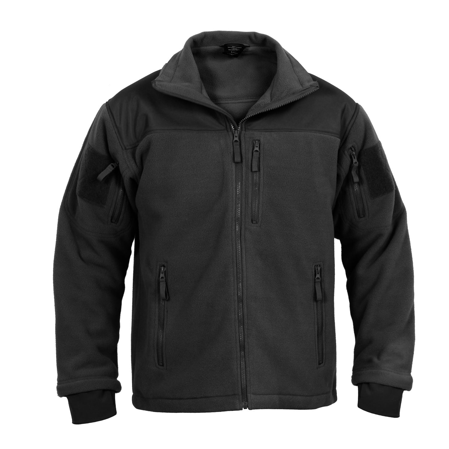 Rothco’s Spec Ops Tactical Fleece Jacket is made of 100% heavyweight polyester fleece and has an interior tricot lining for added warmth.