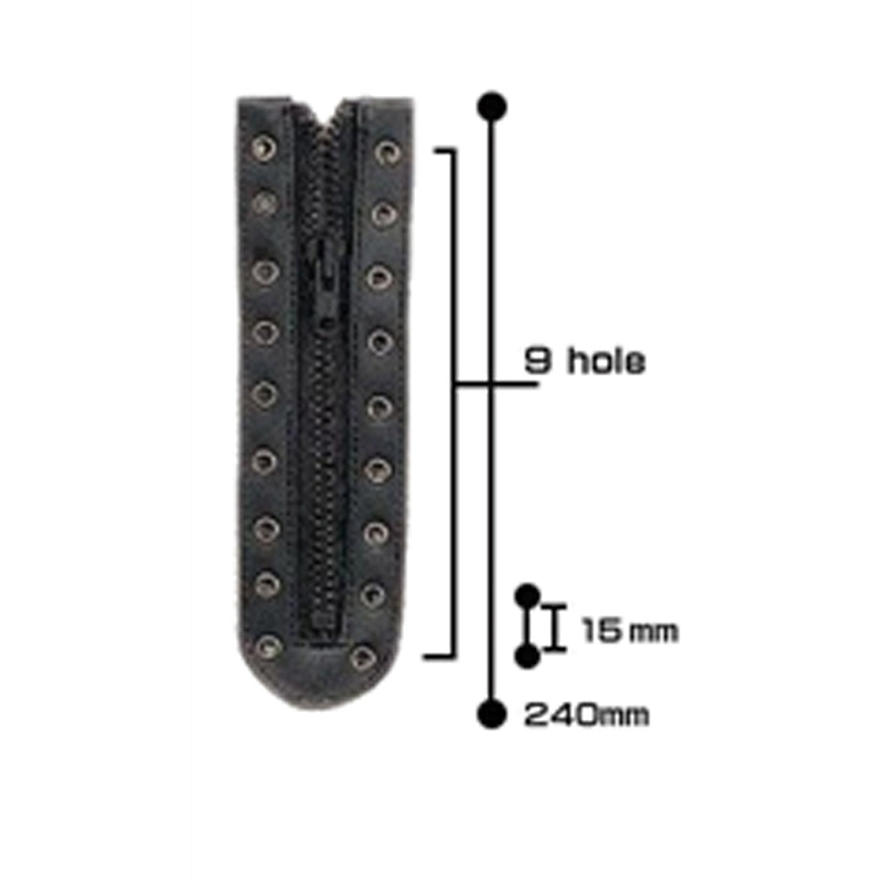 Lace to zipper on sale converter