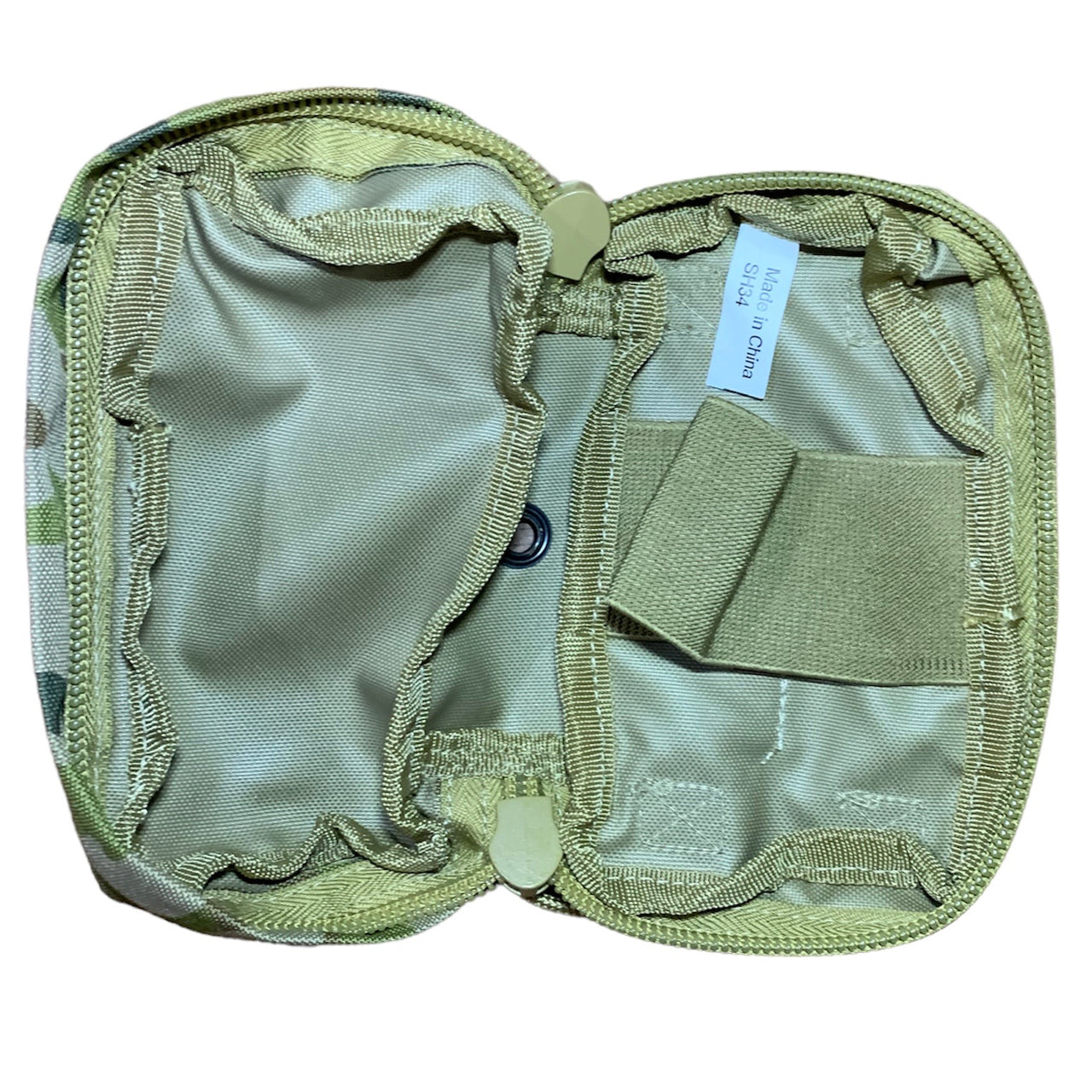 AMC Medic Pouch Side opening YKK zipper Internal elastic banding Bound seams Mesh eyelet drainage holes Excellent sized first aid pouch Heavy duty webbing Heavy duty 2 coats PU fabric Dimensions: 16x8x6cm www.defenceqstore.com.au