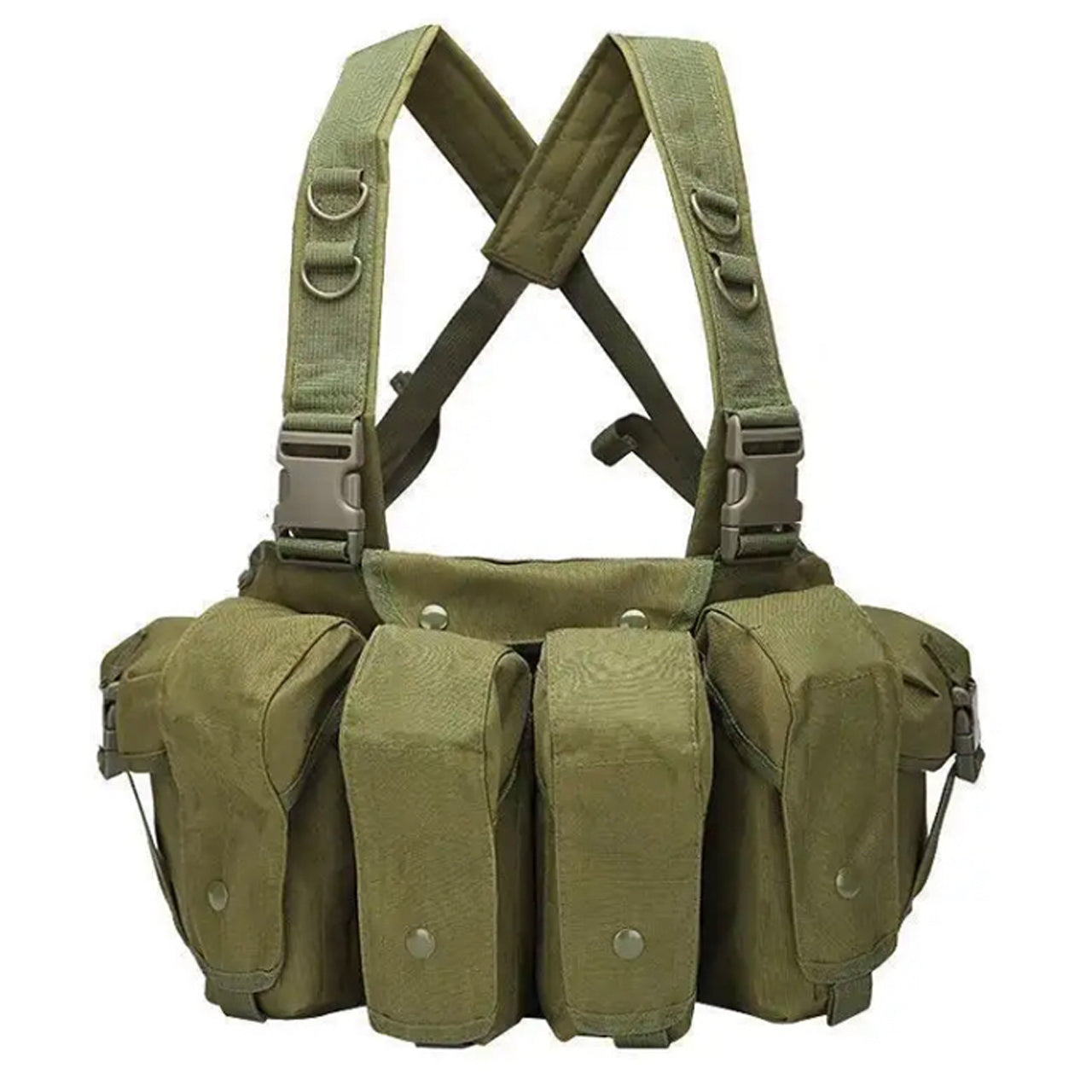 Assault Vest Lightweight The multi-functional assault MOLLE system combat vest is made of 600D waterproof oxford cloth. The fabric has high precision and strong functionality which is more suitable for outdoor activities. Great for Military, cadets, airsoft and other outdoor activities www.defenceqstore.com.au