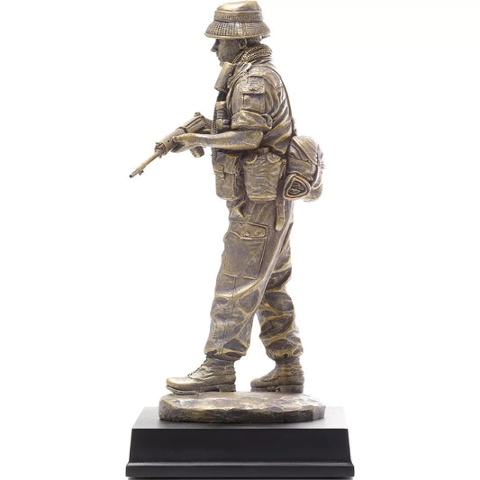 Own the sensational collector's edition of our fantastic Vietnam Digger figurine. Only 50 of the 5,000 Vietnam Digger figurines feature this unique gold finish, creating the Collector's Gold Edition.