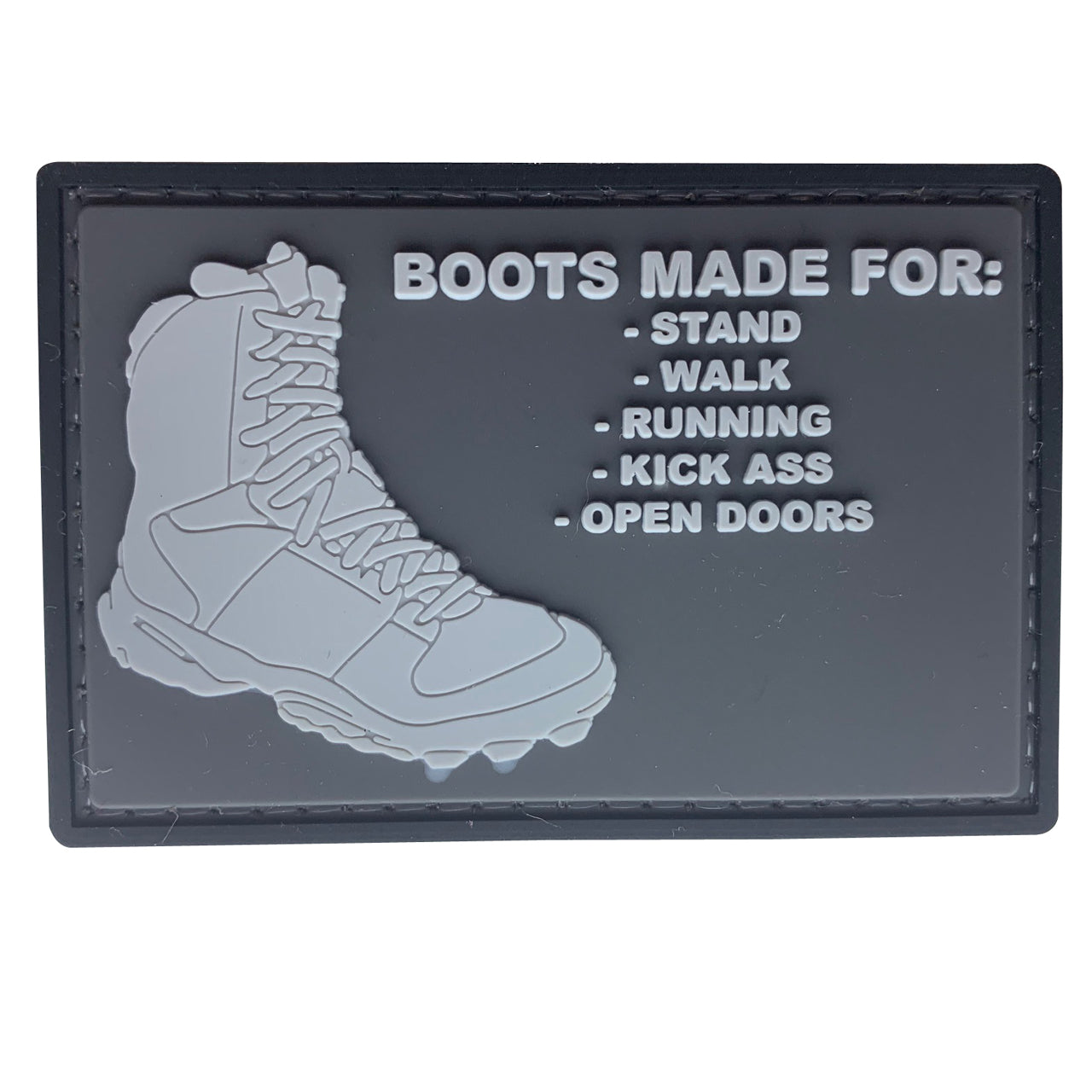 Boots Made For PVC Patch – Defence Q Store