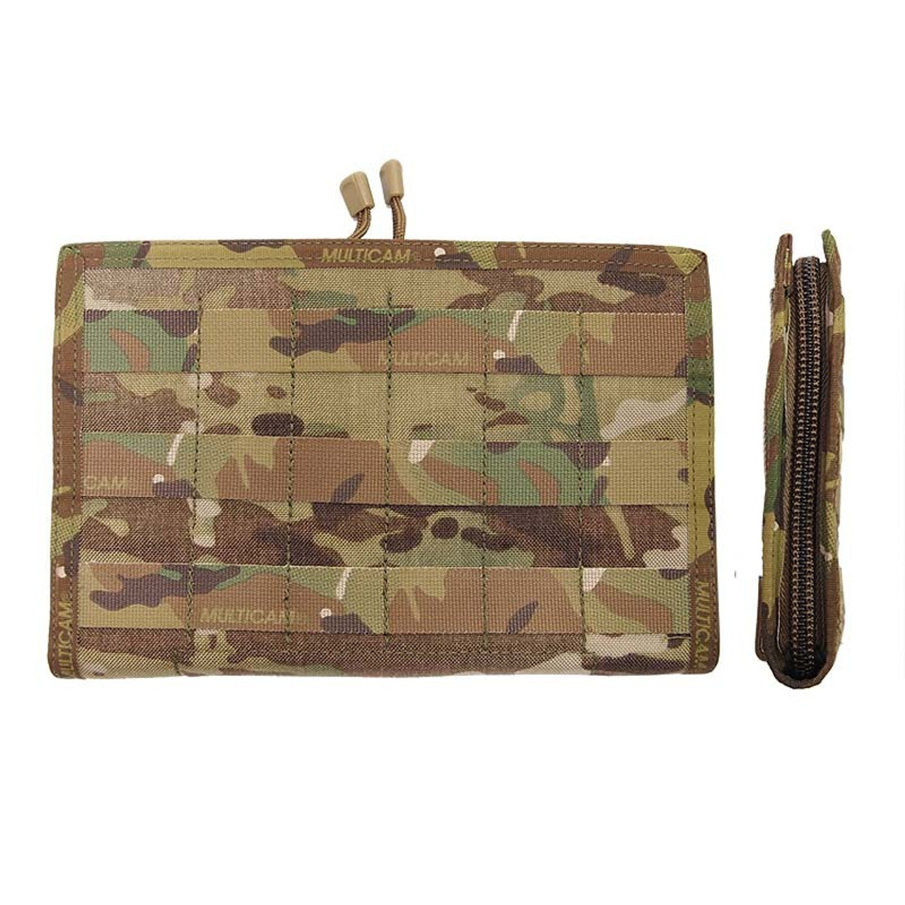 This Commander Panel allows the use of maps and other navigational items on a flat clean, protected surface. Six PALS columns wide on the front means there is sufficient space for the attachment of extra pouches. The Commander Panel also comes with a removable transparent map pouch and elastic loops to hold pens, compass, protractor etc. Specifications: Colour: Multicam Size: Large www.defenceqstore.com.au