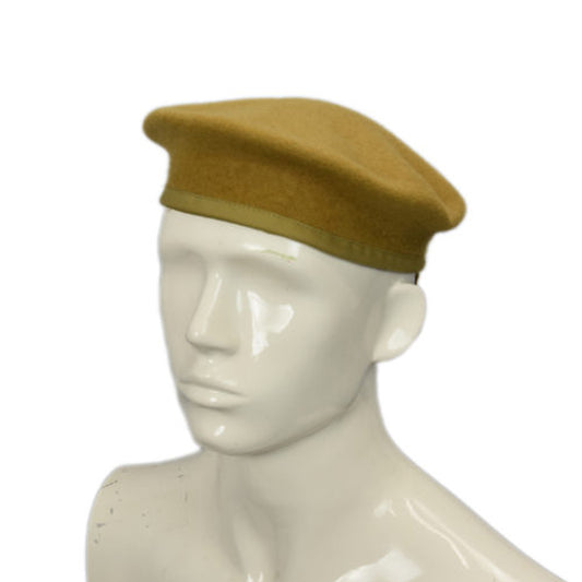 Wool Beret made in Pakistan  Colour: Tan  Sizes: S 56 – M 58 – L 60 – XL 62  BULK PRICING AVAILABLE