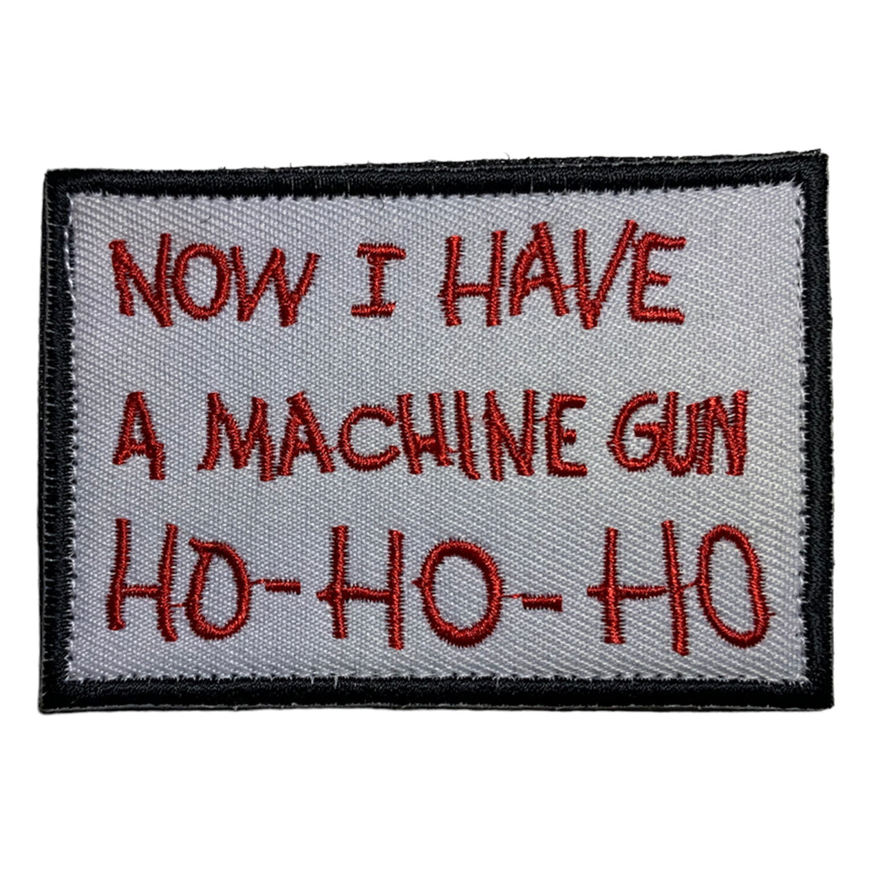 Now I have a Machine Gun Patch Hook & Loop.   Size: 8x5cm  HOOK AND LOOP BACKED PATCH(BOTH PROVIDED) www.defenceqstore.com.au