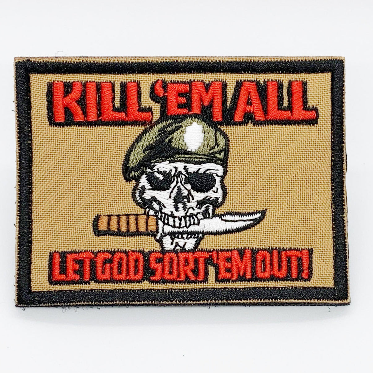 Kill Em All Patch Hook & Loop – Defence Q Store