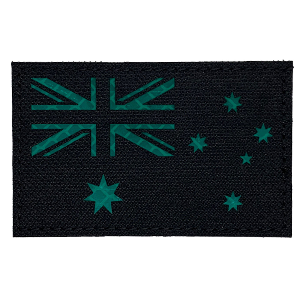 Australian Reflective Laser Cut Patch Hook & Loop Fluro Green  Genuine Coldura material  Size: 8x5cm   HOOK AND LOOP BACKED PATCH(BOTH PROVIDED)