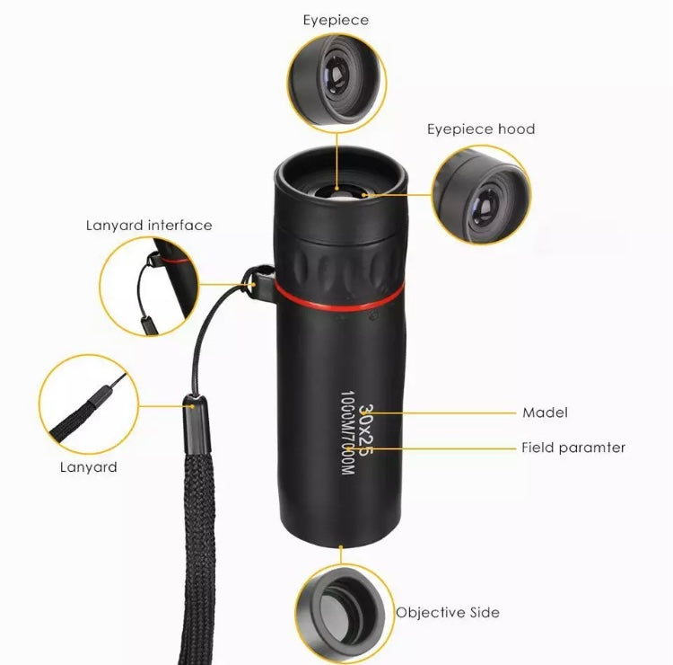 Waterproof 30x25 viewer Magnification is x7 Objective Lens Diameter 30mm Field of view 1000m/700m www.defenceqstore.com.au