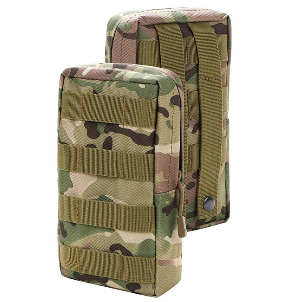 This is the perfect MOLLE pouch for attaching to your field gear, especially your webbing. It's great for holding small items such as your mobile phone, snacks, tourniquets, small notebooks and more. Main compartment with heavy duty zip Size: 21x11x5.5cm www.defenceqstore.com.au