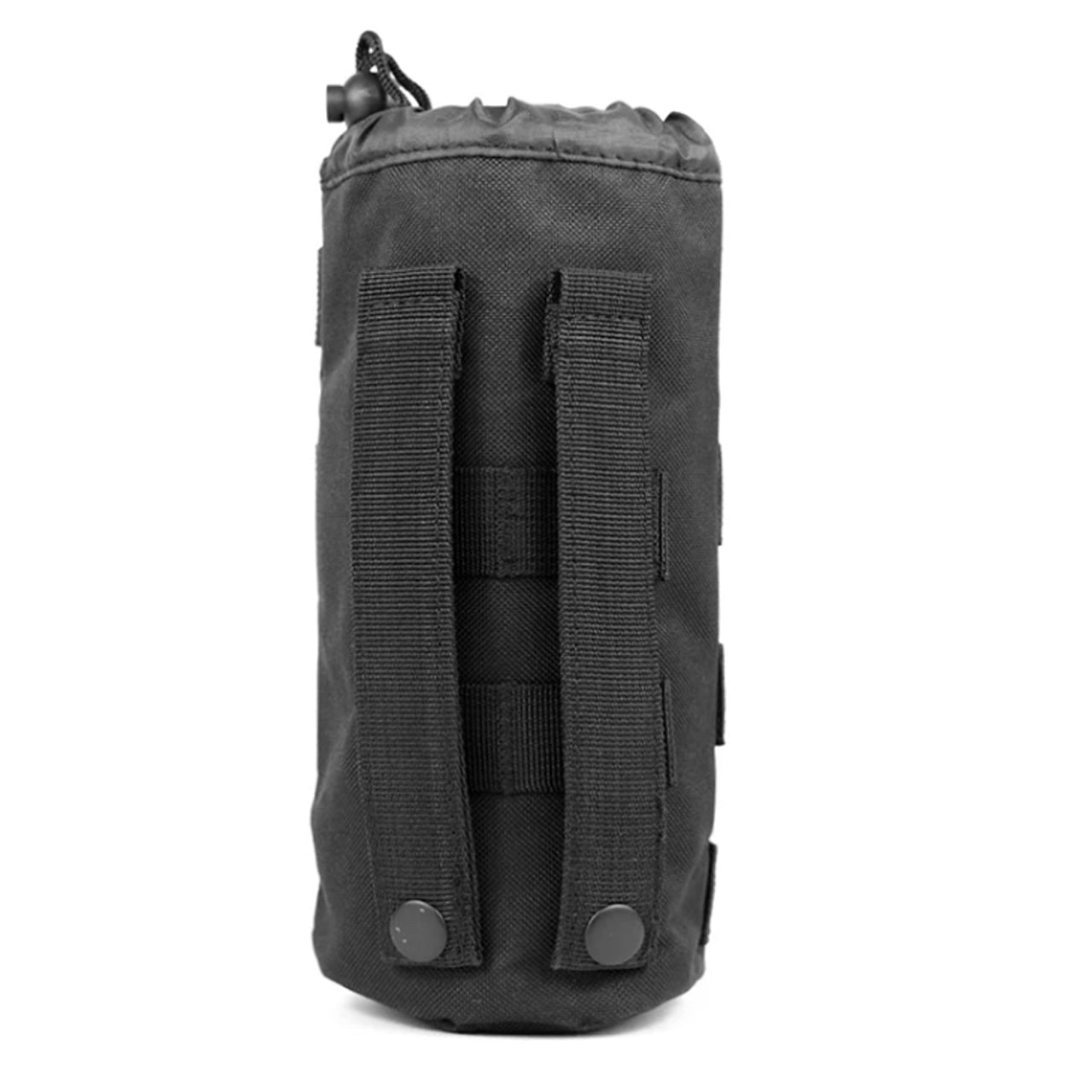 MOLLE water bottle holder to use with the molle attachment webbing that is used on a lot of our equipment. Constructed of canvas and nylon webbing (and hook and loop tape to tighten the top). Molle Design, easily connect to molle webbing, bags etc. Dimensions: approx. 8cm wide x 22cm high www.defenceqstore.com.au