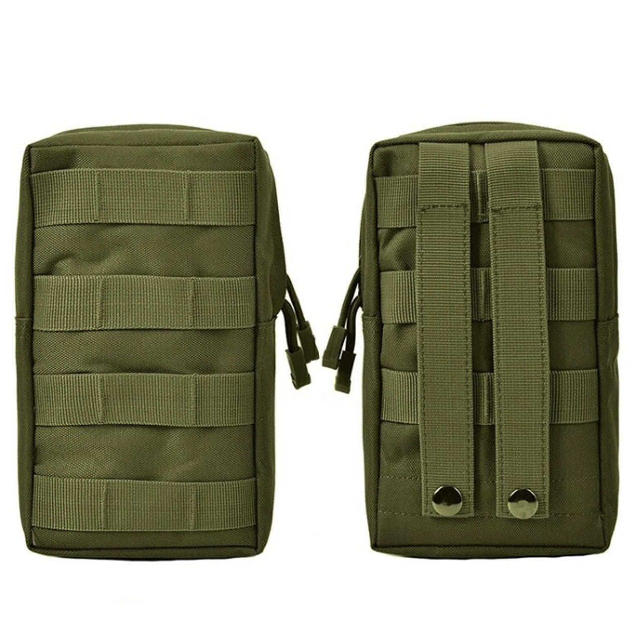 This is the perfect MOLLE pouch for attaching to your field gear, especially your webbing. It's great for holding small items such as your mobile phone, snacks, tourniquets, small notebooks and more. Main compartment with heavy duty zip Size: 21x11x5.5cm www.defenceqstore.com.au