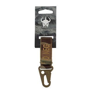 Available for the following blood types:  A+, A-, B+, B-, O+, O-, AB+, AB- The POS and NEG indications are spelled out on the key chains Use the velcro strap can for attaching the tag to your belt or webbing platforms Available in Multicam Low price points means you can buy the tag, take off the Snaphook and use it on your rifle sling