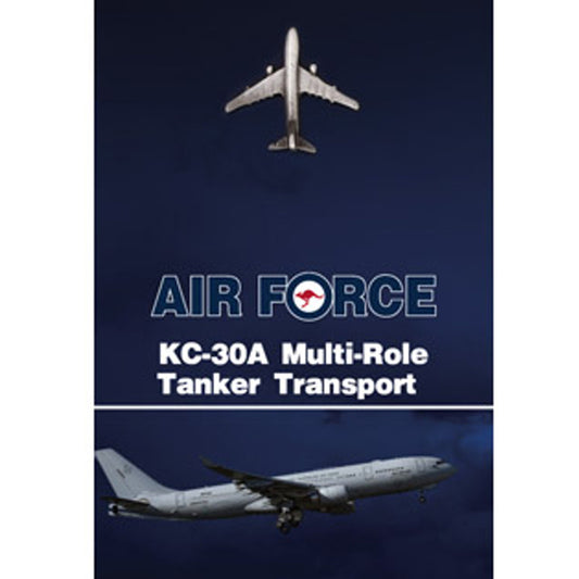 Get the quality KC-30A MRTT Lapel Pin in today. This 25mm nickel-plated lapel pin is a masterful 3D lapel pin, with a butterfly clasp on the back and comes on a presentation card.  Own this fantastic lapel pin today.  Specifications:  Material: Nickel-plated Colour: Silver Size: 25mm