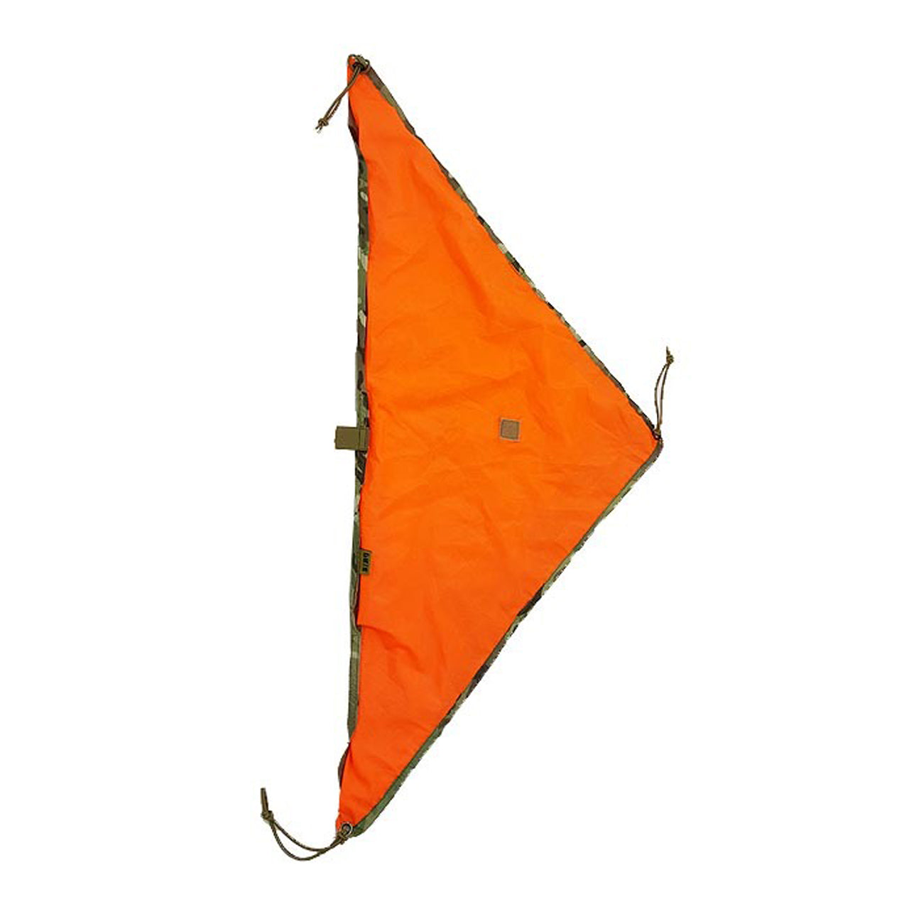 SORD Marker Panel - Lightweight design, only 70 grams - Full size is 58 cm square. - Folded size is 81cm accross the bottom edge, 40cm high. - Velcro loop attachment points for IFF. - Elastic loop points for cyalume's. - Elasticised tie down points on each corner. - Small velcro pocket for adding weight. - One side blaze orange. - One side multicam and can be unfolded to half orange and half multicam. www.defenceqstore.com.au