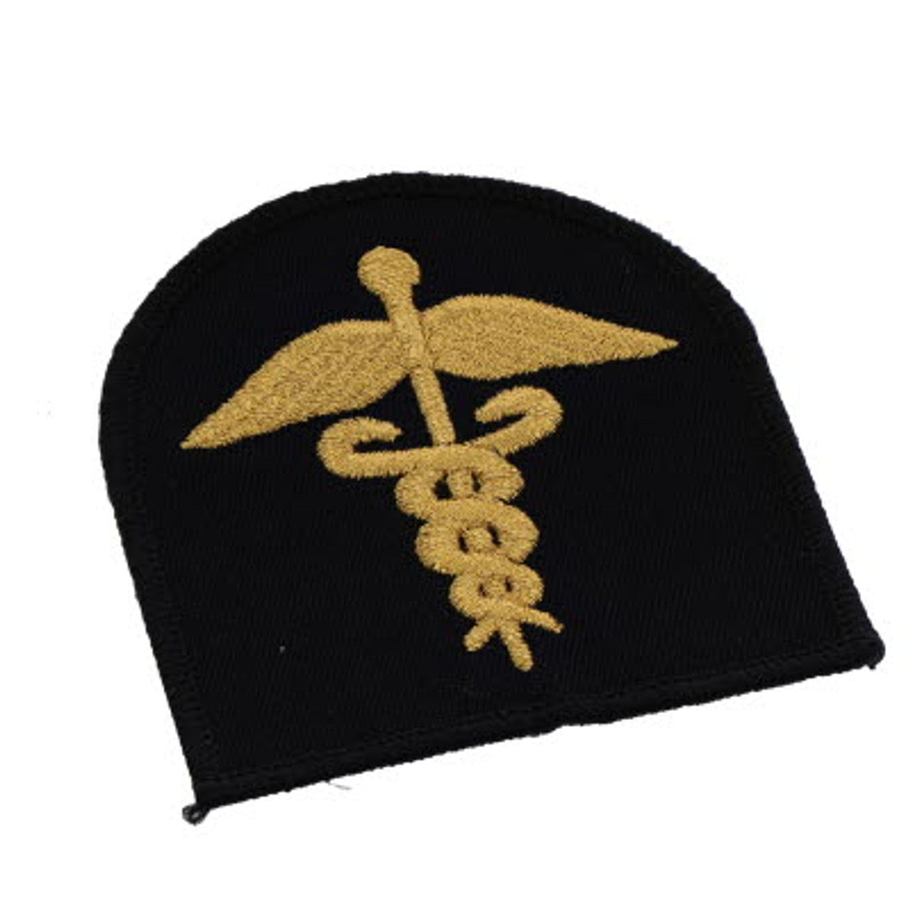 Perfectly sized, this Medical Badge has embroidered details ready for wear  Specifications:      Material: Embroidered details     Colour: Black, gold     Size: Standard