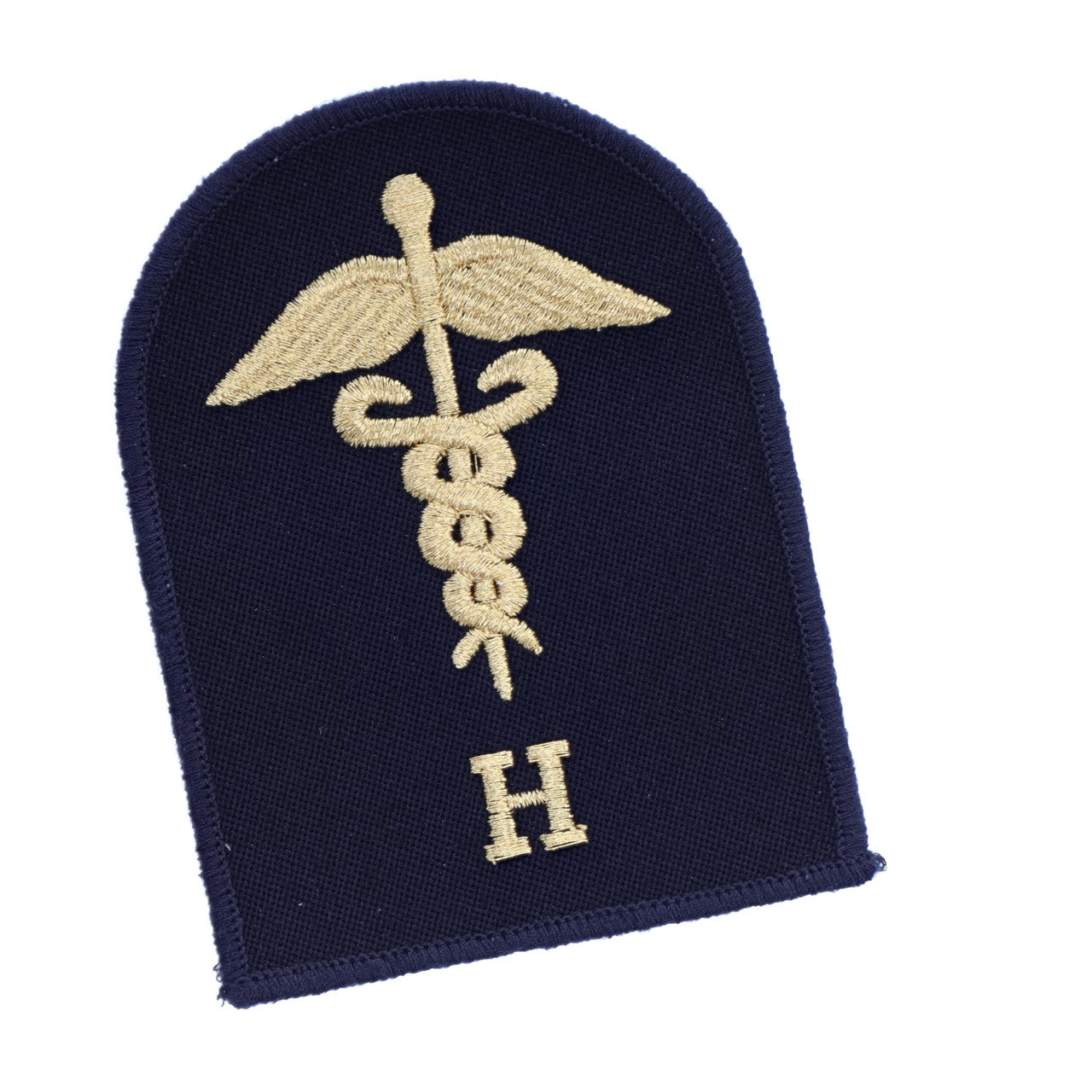 Perfectly sized, this Cook Petty Officer Badge has embroidered details ready for wear  Specifications:      Material: Embroidered details     Colour: Black, gold, red, white