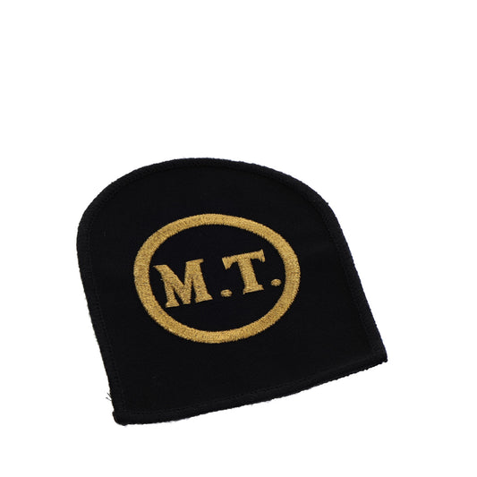 Perfectly sized, this Motor Transport Driver Badge has embroidered details ready for wear  Specifications:      Material: Embroidered details     Colour: Black, Gold