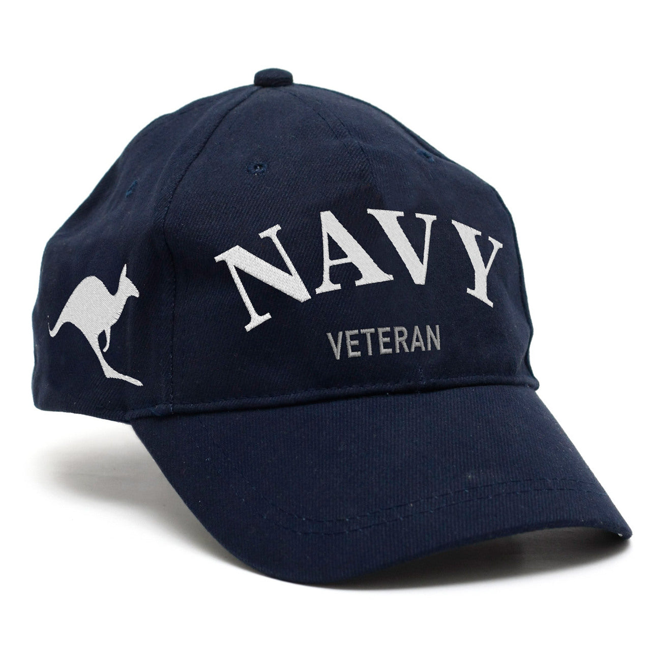 Perfect cap for Navy Veterans, this quality heavy brushed cotton cap proudly displays your service to Australia