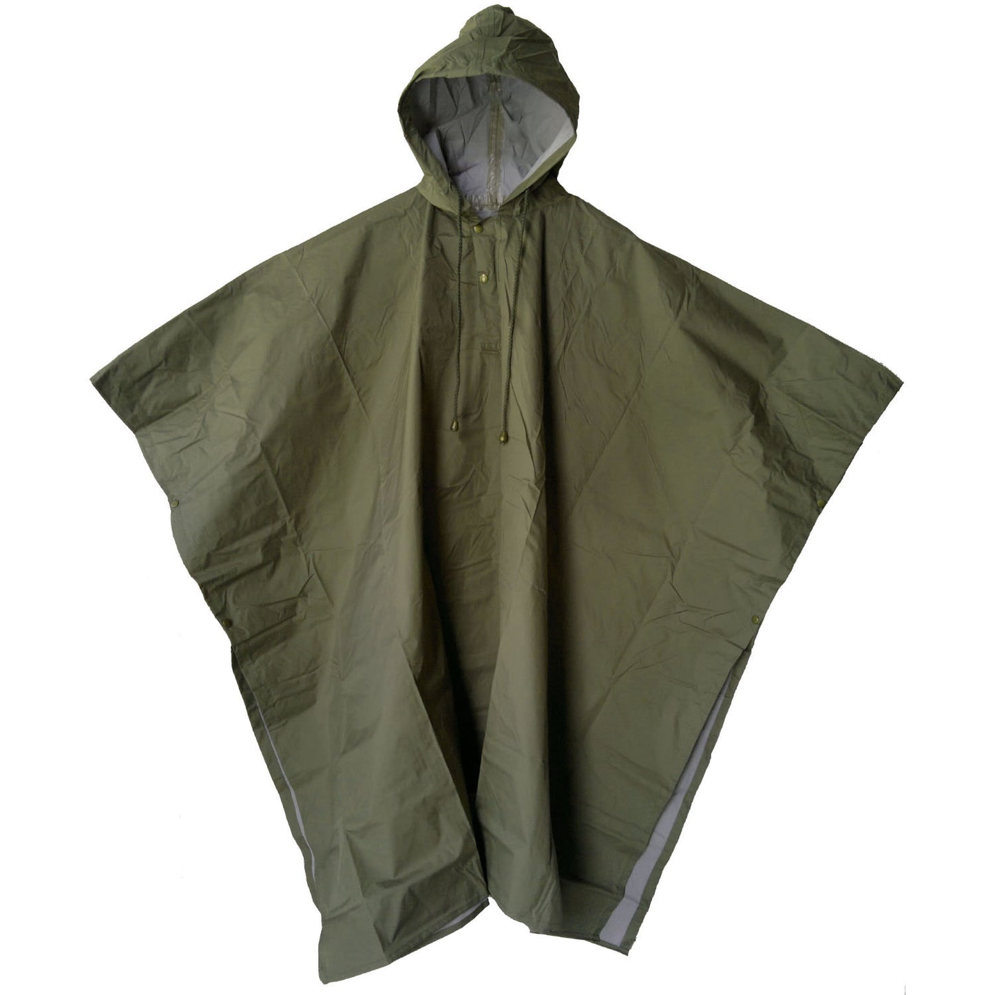 Stay protected in any weather with the Polyester Poncho Olive—your essential outdoor companion. Built tough with PU-coated, waterproof micro-ripstop polyester and reinforced taped seams, this poncho delivers a reliable 2000mm waterhead rating to keep you completely dry during camping, hiking, fishing, and field operations. www.defenceqstore.com.au