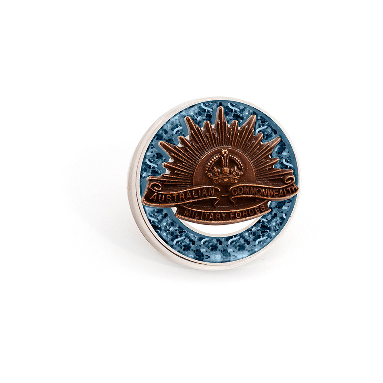 The sensational new Our Spirit Limited Edition Sands of Gallipoli Lapel Pin is a wonderful commemorative item. Containing sands from the beaches of Gallipoli and the limited edition number on the reverse, this lapel pin is the perfect way to commemorate and a fantastic addition to any lapel pin collection, big or small.